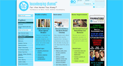 Desktop Screenshot of housekeepingchannel.com